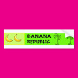Banana Republic Bumper Sticker