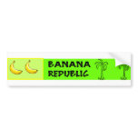 Banana Republic Bumper Sticker