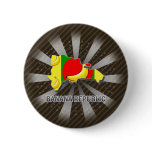 Banana Republic Flag Map 2.0 Pinback Button