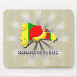 Banana Republic Flag Map 2.0 Mousepads