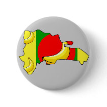 Banana Republic flag map Pinback Button