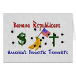 Banana Republicans Greeting Card