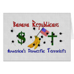 Banana Republicans Greeting Card