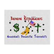 Banana Republicans Post Card