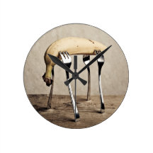 Banana Round Wallclock