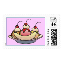 BANANA SPLIT by SHARON SHARPE Stamp
