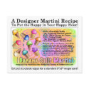 Banana Split Ice Cream Martini Recipe Card by TheMartiniDiva