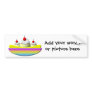 Banana Split with whipped cream and cherries Bumper Stickers