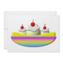Banana Split with whipped cream and cherries Custom Invite