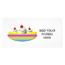 Banana Split with whipped cream and cherries Customized Photo Card
