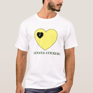 BANANA STICKERS shirt