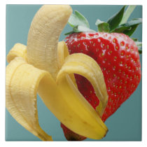 Banana Strawberry Tile tiles