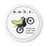 Banana Stunt Motorcyclist Magnet