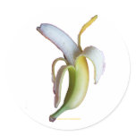 BANANA T-SHIRTS AND GIFTS ROUND STICKER