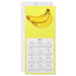 Banana Telephone and Calender card Custom Rack Cards
