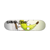 banana time skateboard decks