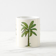 Banana Tree Pen and Ink Coffee Mug