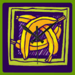 Banana wall clocks