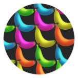 Banana Wallpaper Round Sticker