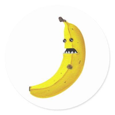 Bananaaargh Stickers