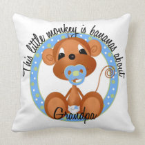 Bananas about Grandpa Pillow pillows