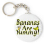 Bananas Are Yummy Keychains