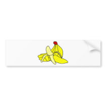Bananas Bumper Sticker
