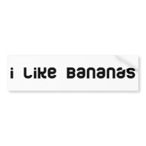 Bananas cool humor! bumper stickers by angeria Bananas cool humor! bumper stickers