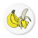 Bananas: Customizable! Fridge Magnet