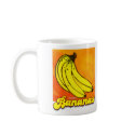 Bananas retro mug