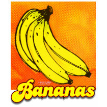 Bananas retro shirt F/B