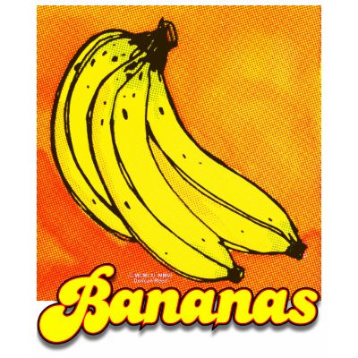 Bananas retro shirt F/B by Duncan_Reed