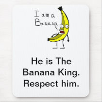 Bananas rule the world. mousepad