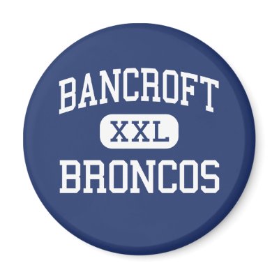 Bancroft Broncos Middle San Leandro Magnet by customteamsportswear