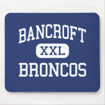 Bancroft Broncos Middle San Leandro mousepads by customteamsportswear Bancroft Broncos Middle San Leandro mousepads