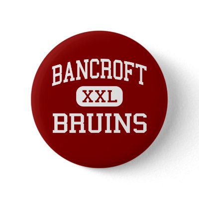 Bancroft - Bruins - Middle - Lakewood California Pinback Button by customteamsportswear