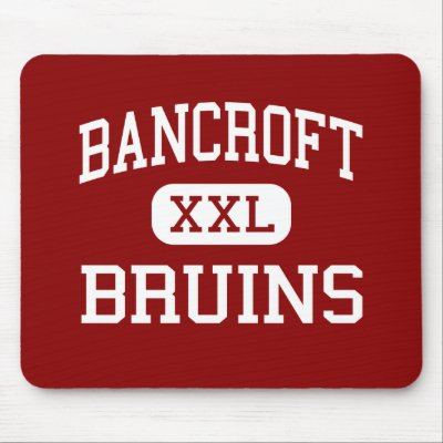 Bancroft - Bruins - Middle - Lakewood California Mouse Pad by customteamsportswear