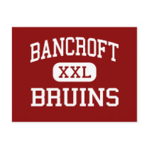 Bancroft - Bruins - Middle - Lakewood California Postcard