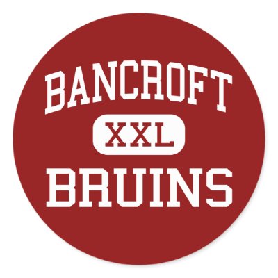 Bancroft - Bruins - Middle - Lakewood California Round Stickers by customteamsportswear