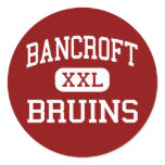 Bancroft - Bruins - Middle - Lakewood California Round Stickers