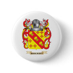 Bancroft Coat of Arms (Family Crest) Button