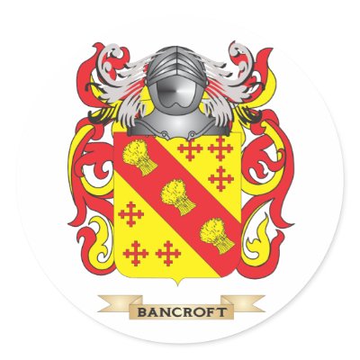 Bancroft Coat of Arms (Family Crest) Sticker by familycrest