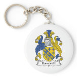 Bancroft Family Crest Keychain
