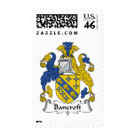 Bancroft Family Crest Postage Stamp