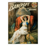 Bancroft ~ Prince of Magicians Vintage Magic Act Greeting Card