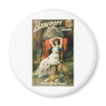 Bancroft ~ Prince of Magicians Vintage Magic Act Fridge Magnet