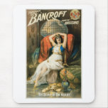 Bancroft ~ Prince of Magicians Vintage Magic Act Mouse Pads