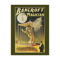 Bancroft the Magician c 1897 Post Card