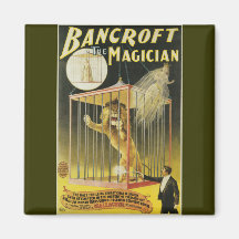 Bancroft the Magician c 1897 Refrigerator Magnet