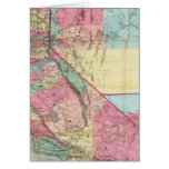 Bancroft's Map Of California, Nevada Greeting Card